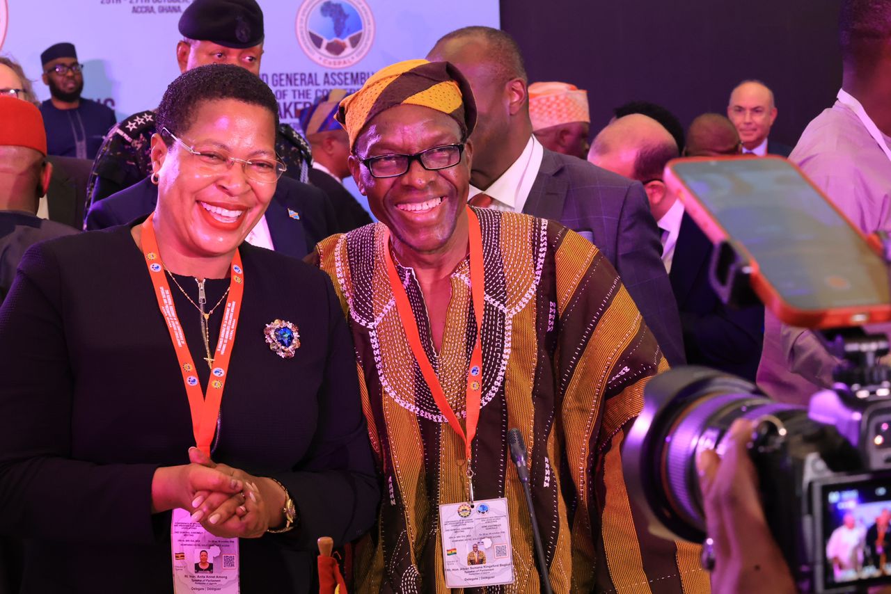 Speaker Among Congratulates Ghana's Rt. Hon. Alban Bagbin on Re-Election.