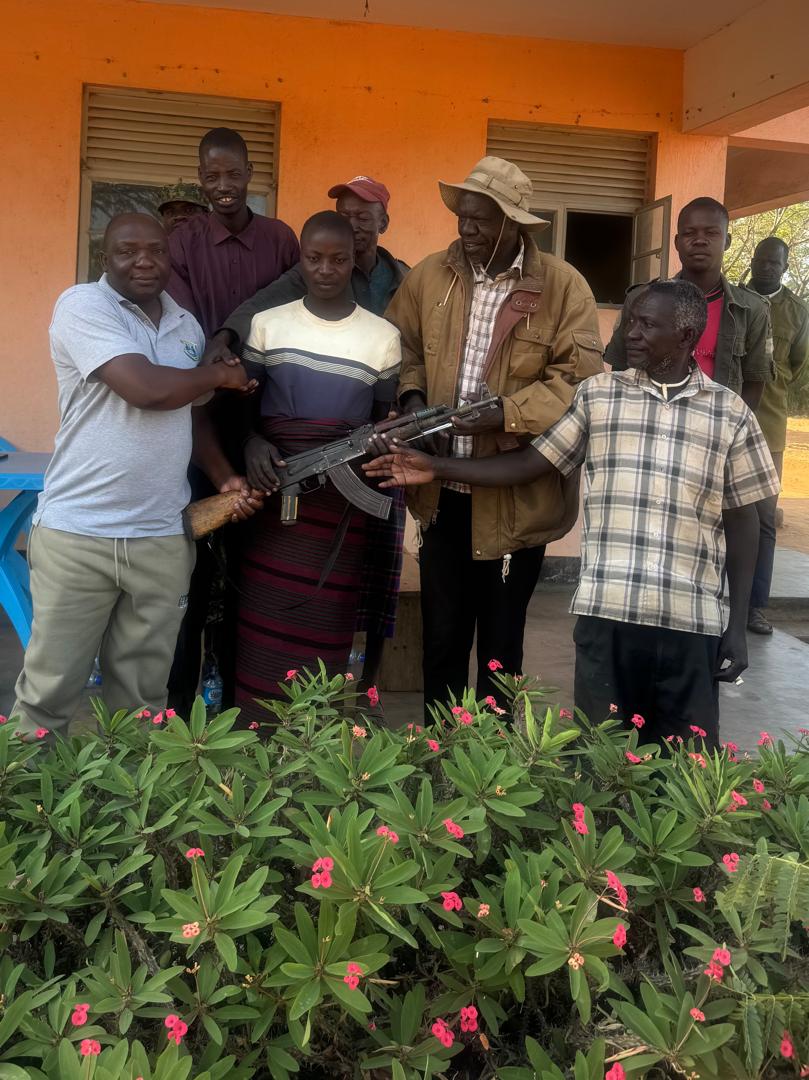 Youth in Kotido surrenders illegal firearm