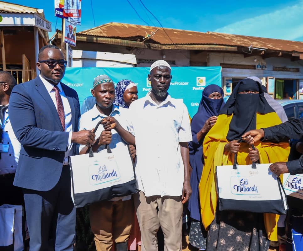 PostBank donates Ramathan items to 200 families at Kalerwe Mosque