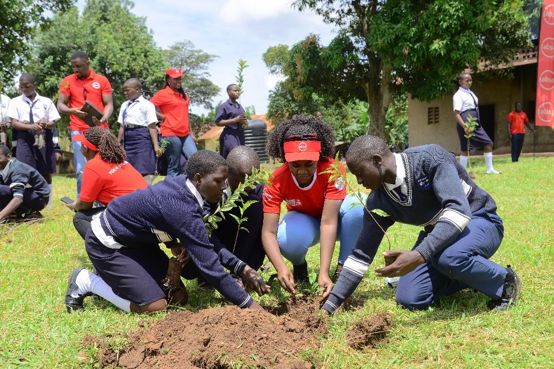 Absa Uganda Advacnes One Million Trees Initiative With World Earth Day Planting