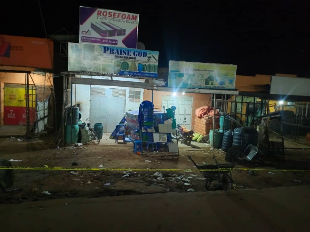 One Shot Dead as Gunmen Attack Buwenge Hardware Shop