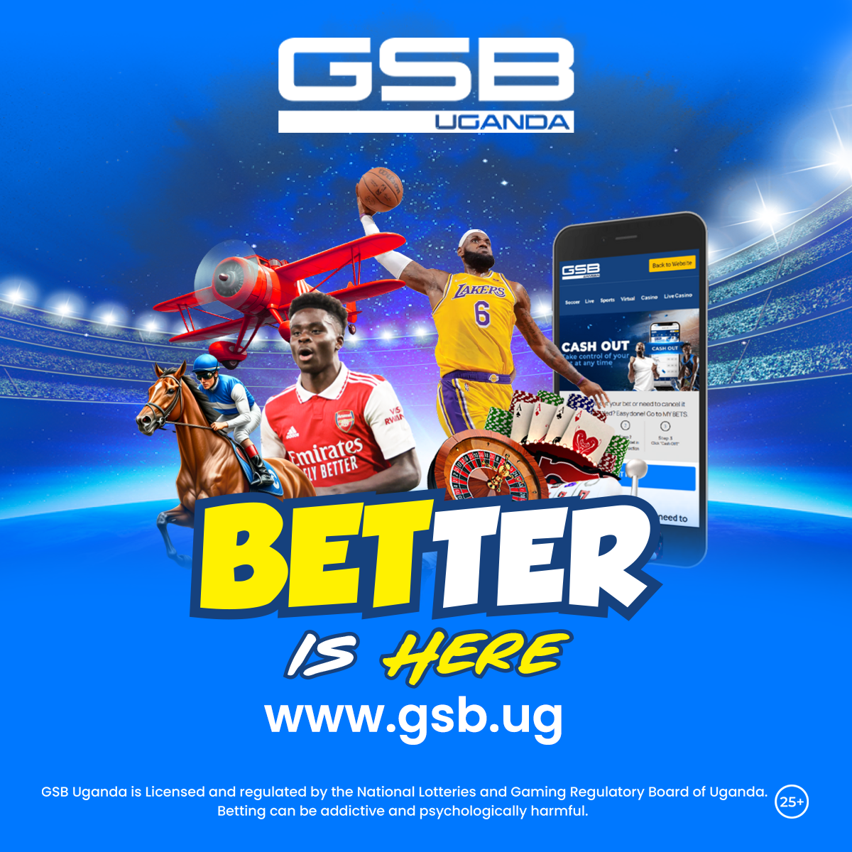 GSB Uganda Unveils 'Better Is Here' Campaign, Promising a New Era of Gaming Excellence