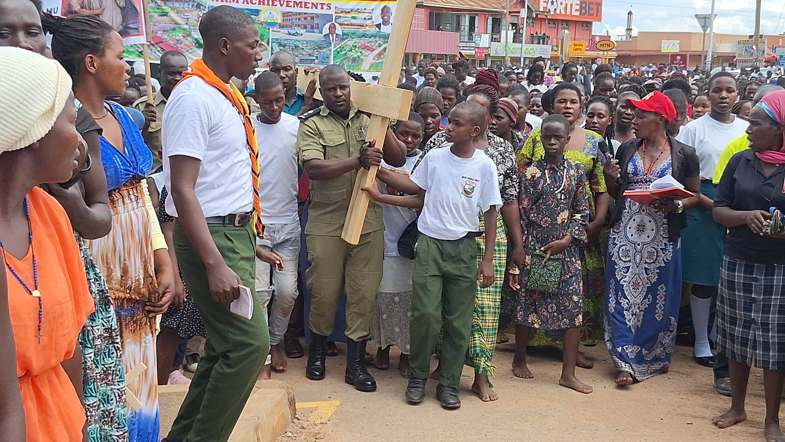 Mubende Christians Mark Good Friday with Moving Way of the Cross