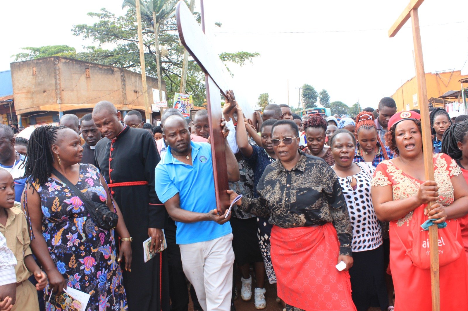 Way of the Cross: Catholics and Protestants Walk Together in Mukono