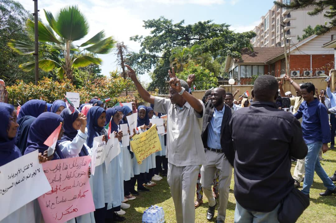 Sudanese in Uganda Protest RSF Atrocities, Demand Global Action on Darfur Bloodshed