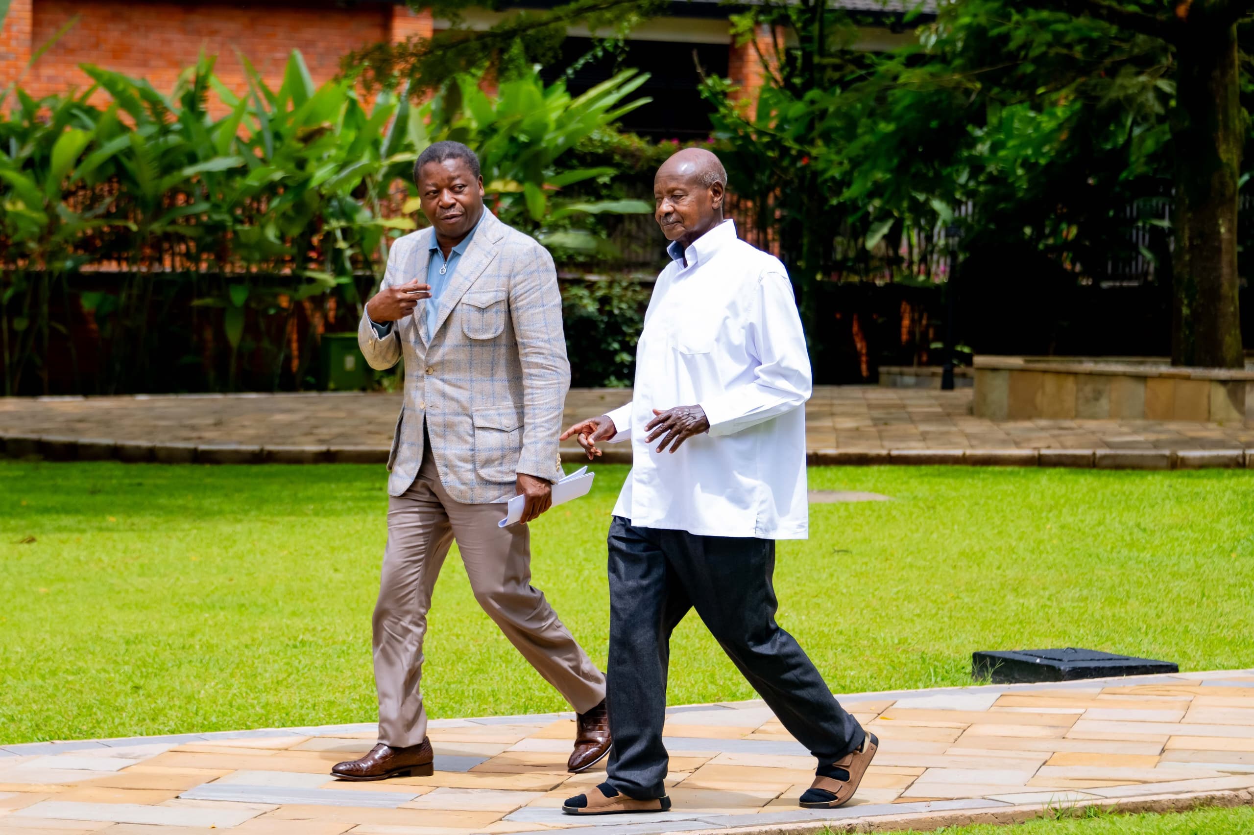 Togo's President Gnassingbé in Uganda for official visit