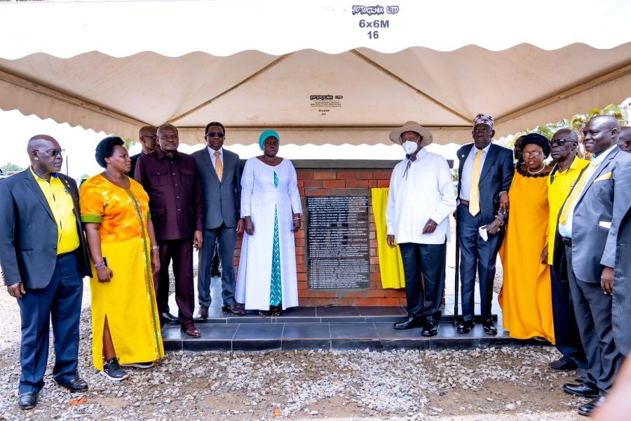 Museveni Unveils Monument for Ex-West Nile Rebel Leaders, Hails Uganda's Peace Progress
