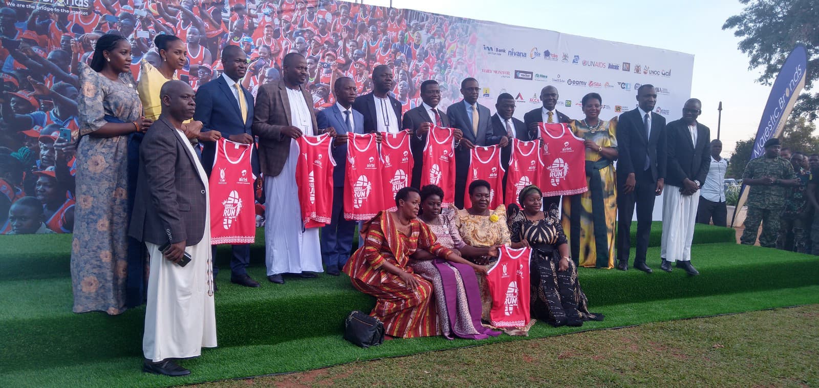PLU, NRM Splash PLU, NRM Splash Over shs90 Million on Kabaka’s 70th Birthday Run Kits