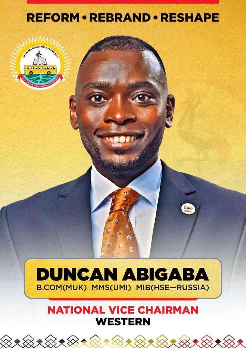 Duncan Abigaba Launches Bid for NRM Western Uganda Leadership, Calls for ‘Creative Disruption