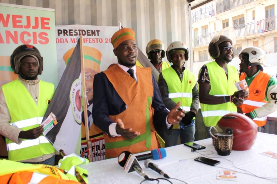 Boda boda rider announces bid to unseat Museveni