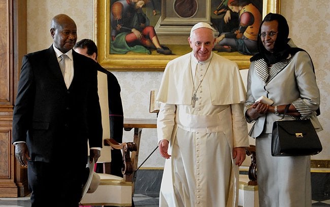 Pope Francis was an extraordinary spiritual leader, says Museveni