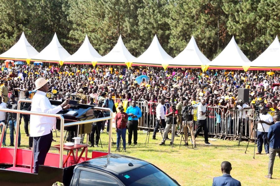 Museveni Tips Ssembabule Residents on Wealth Creation