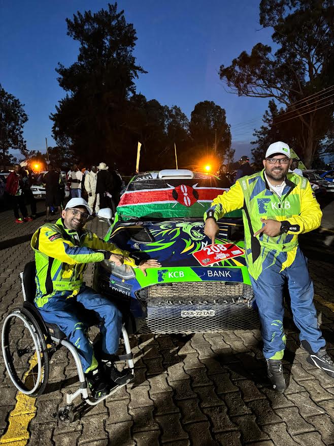 Continent's Only Paraplegic Rally Driver, Sachania Defies Limits to Finish Third 2025 Pearl of Africa Rally