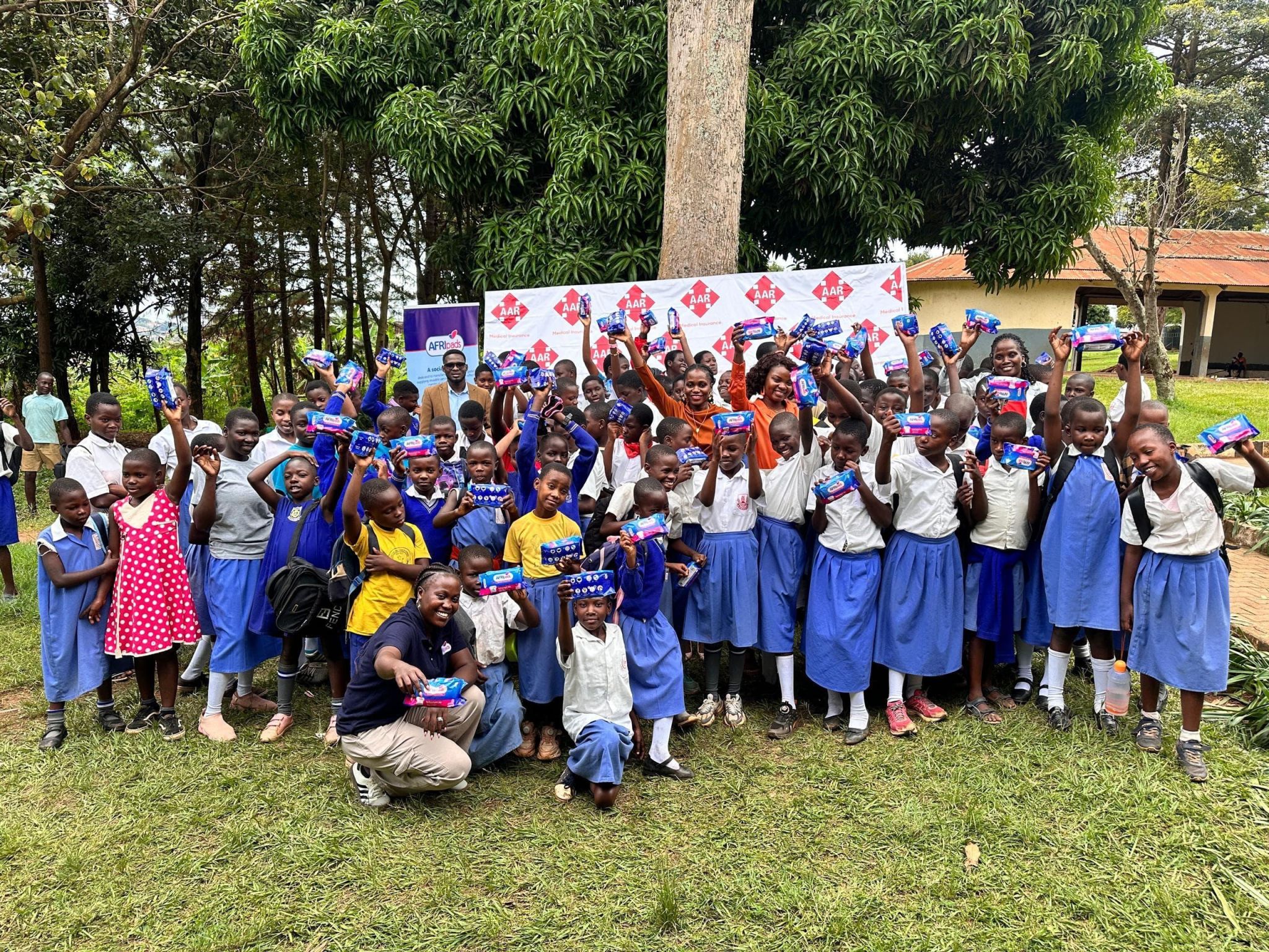 AAR Healthcare Donates Sanitary Pads to Kyambogo Primary School Girls