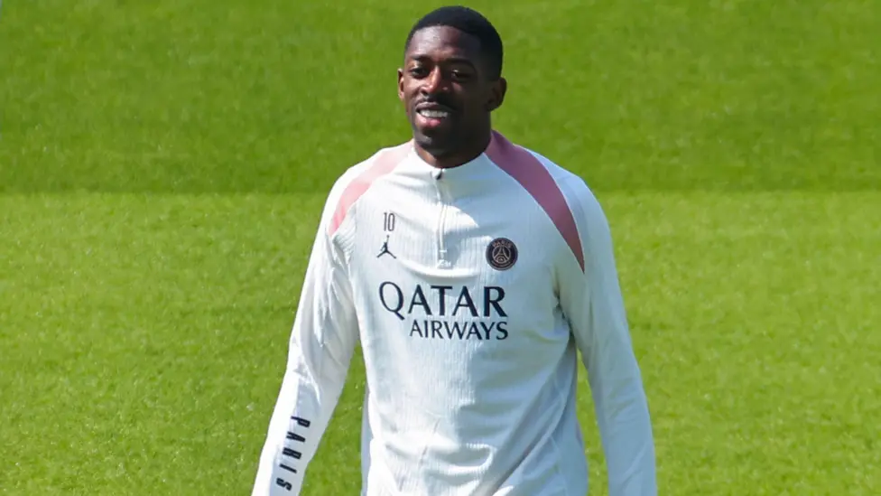 PSG's Dembele fit for second leg against Arsenal