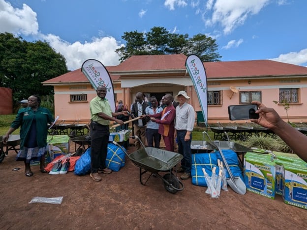 Mukono Farmers Get Essential Equipment Under VegeSeed Project