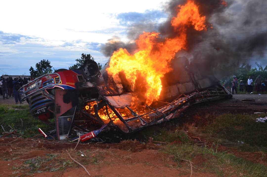 Horror in Nyenga-Kisoga As as Dozens Perish in YY Bus Inferno