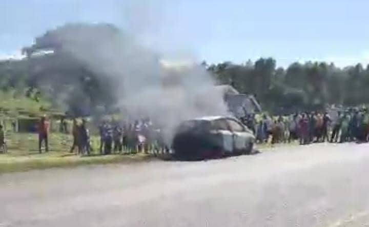 One Dead, URA Vehicle Burnt in Manafwa Smuggling Crackdown
