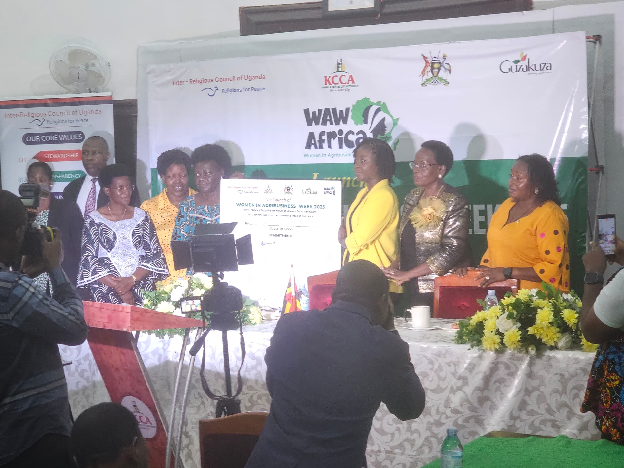 Inter-Religious Council of Uganda, KCCA, and Guzakuza Launch Women in Agribusiness Week
