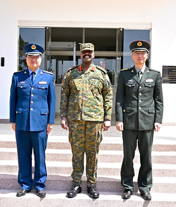 China's Defence Attache to Uganda Pays Courtesy Visit to Gen Muhoozi