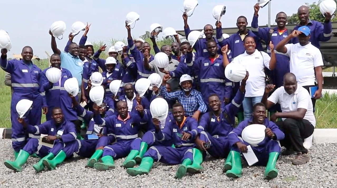 Sendea Institute Skills Technicians on Solar Irrigation Systems