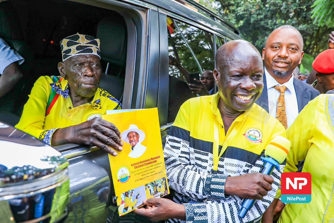Gen. Moses Ali nominated for NRM primaries while in car