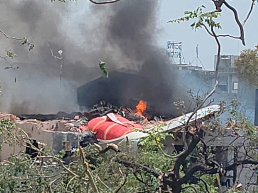 Air India jet crashes after take-off from Ahmedabad With 244 People Onboard