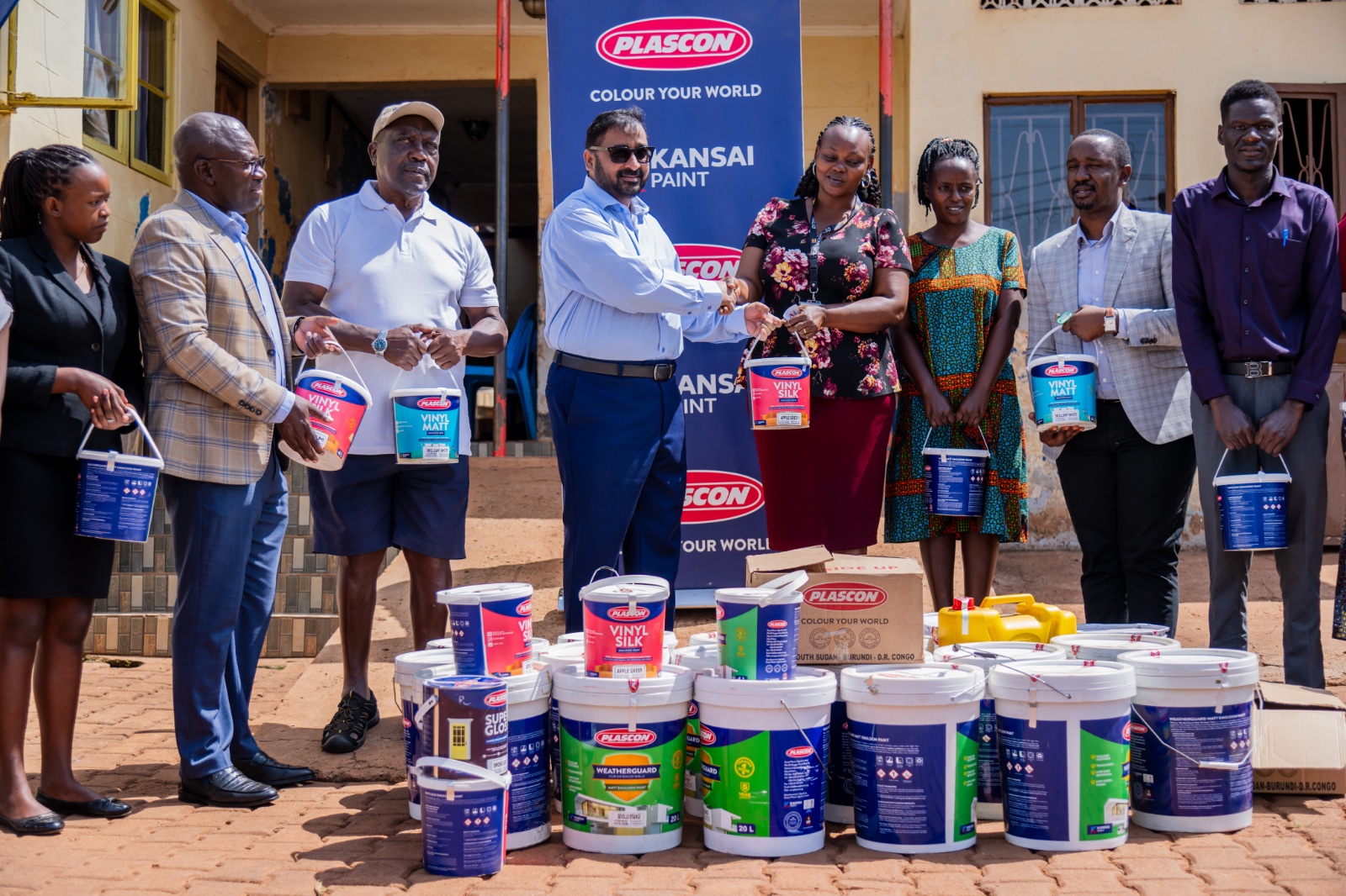 Kansai Plascon Donates Paint Worth Shs25M to Refurbish Naguru Reception Centre