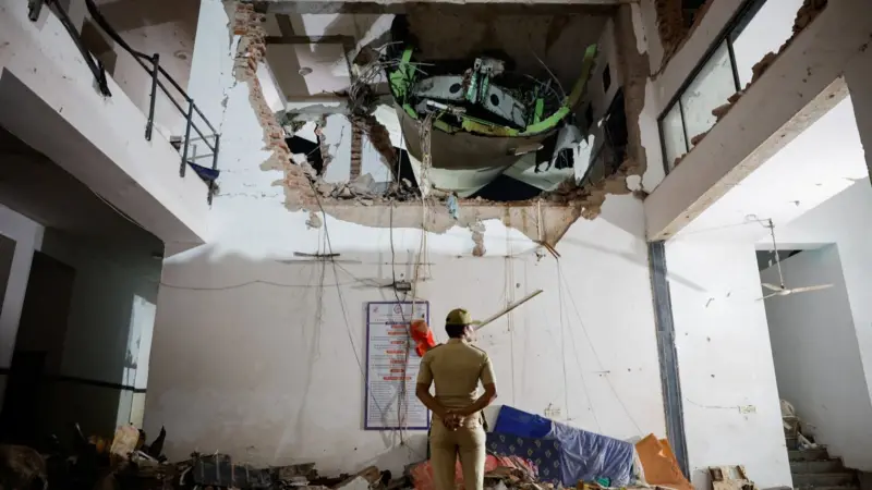 Air India says 241 on board plane killed in crash with one British survivor