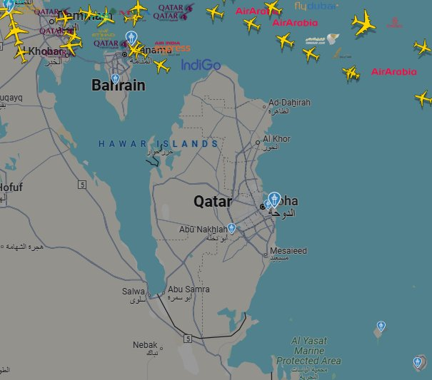 Qatar Shuts Down Airspace Over Regional Tensions