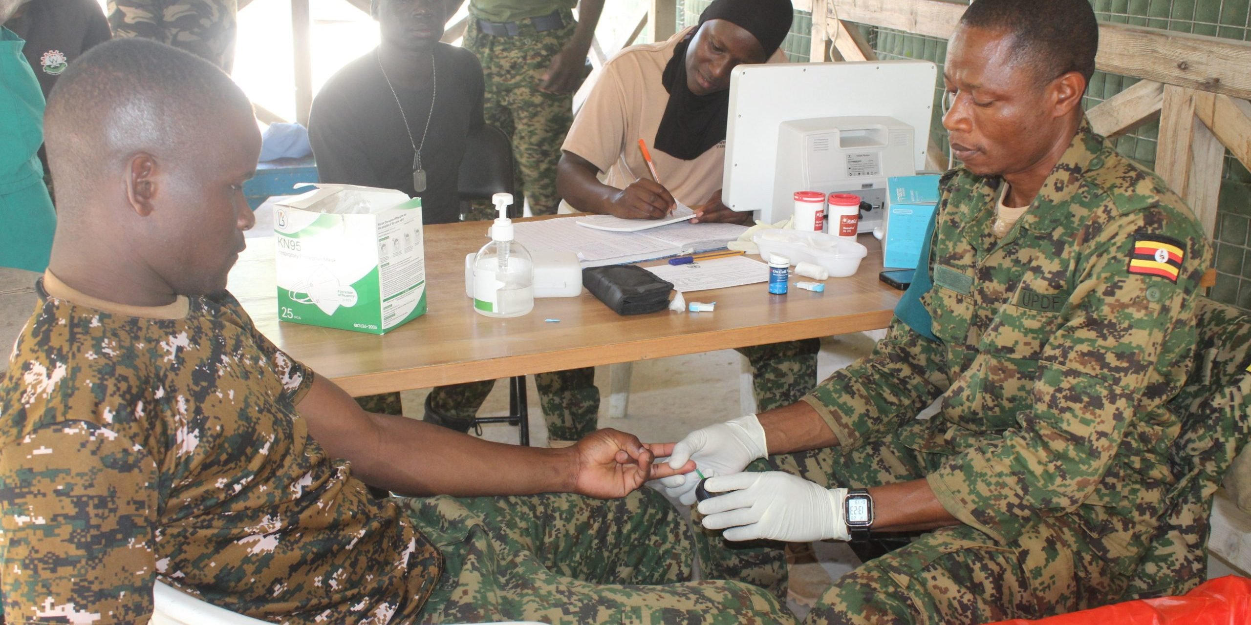 UPDF Soldiers in Somalia Mark World Blood Donor Day