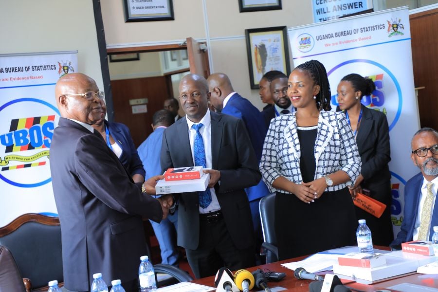UBOS Hands Over 5,000 Census Tablets to Cultural Institutions, Govt Funded Varsities