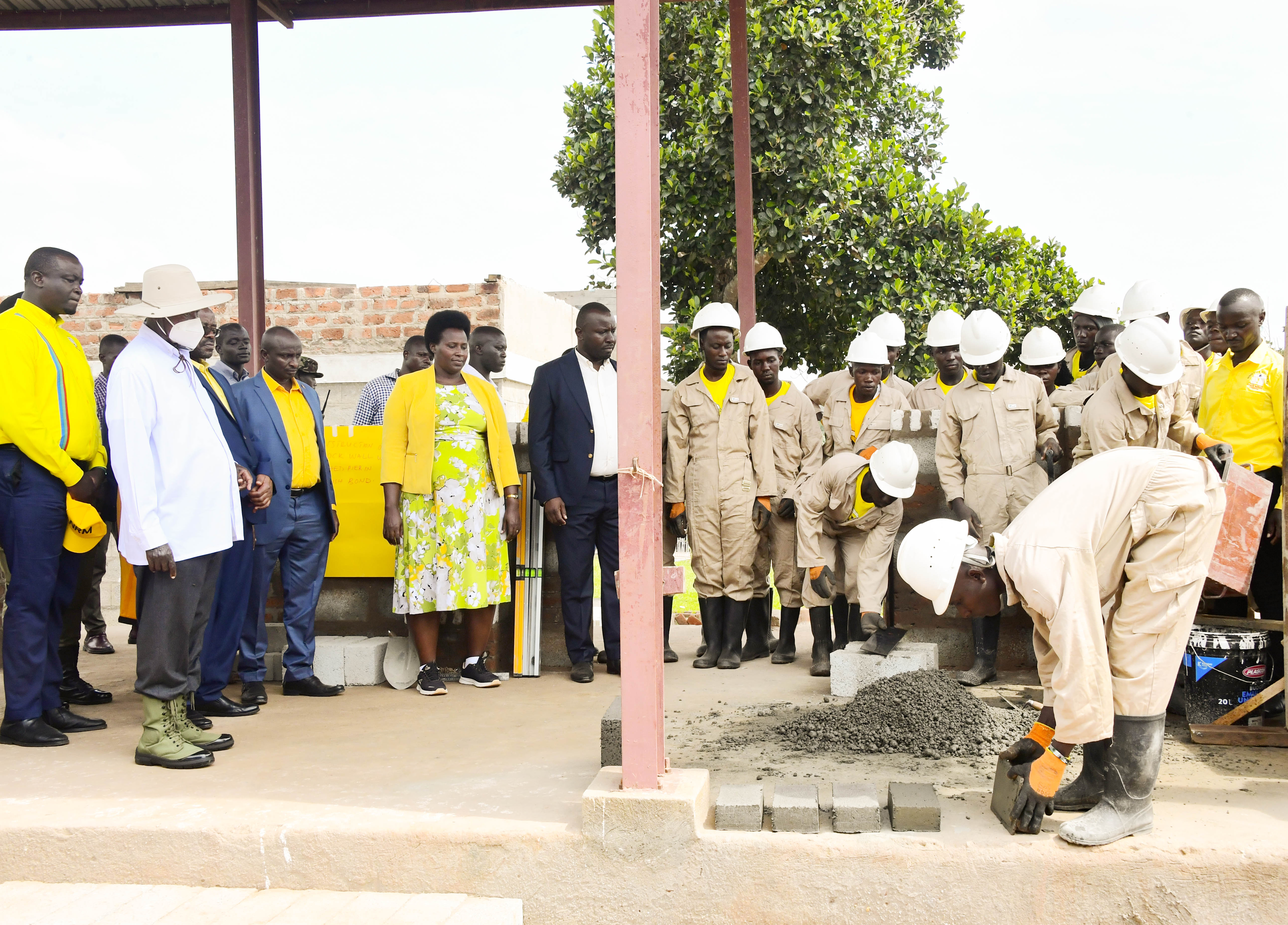 Museveni Commissions Mengo Zonal Skilling Hub in Kayunga
