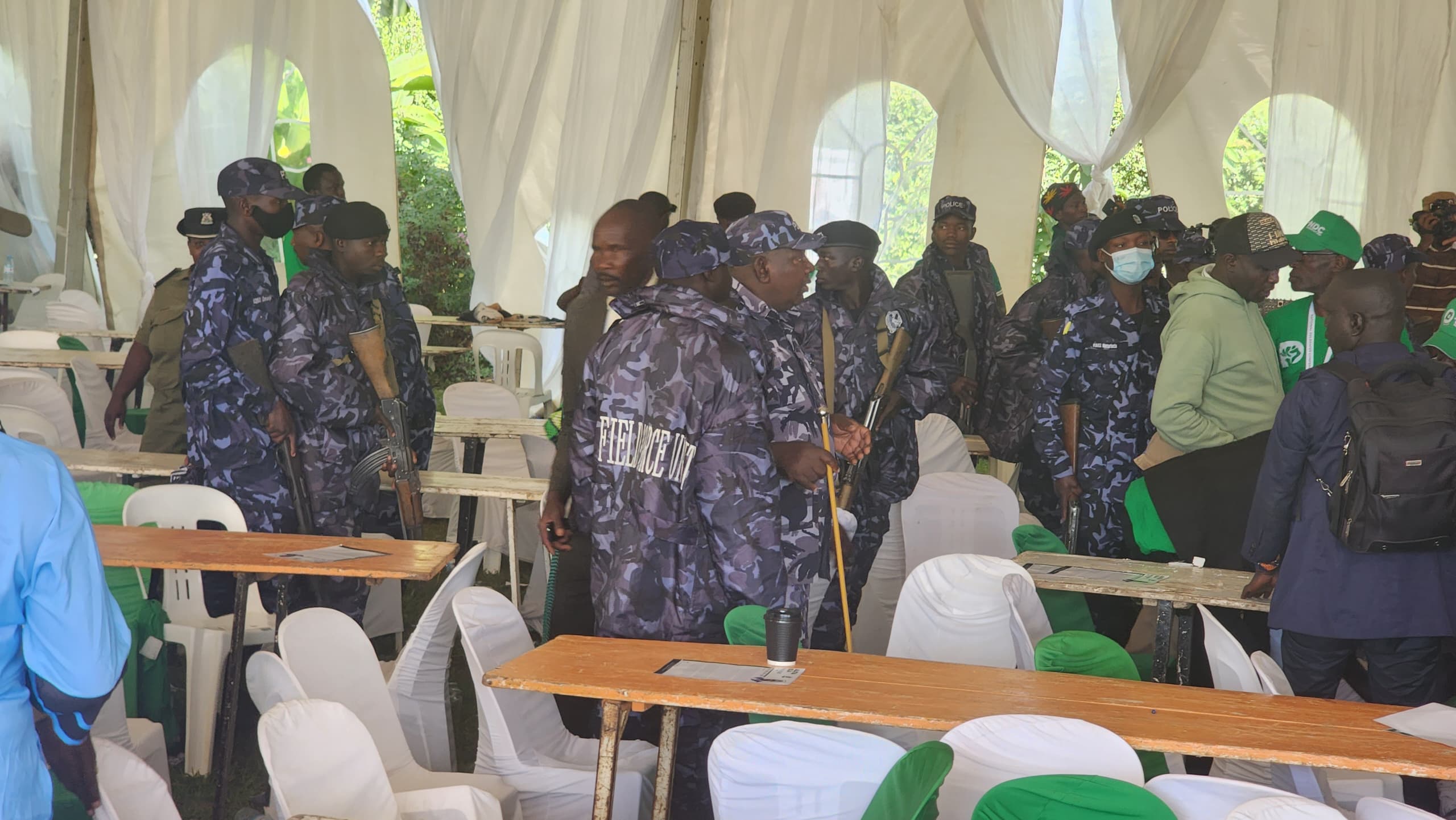 More Boots and Batons Than Delegates on Day Three of DP Meet
