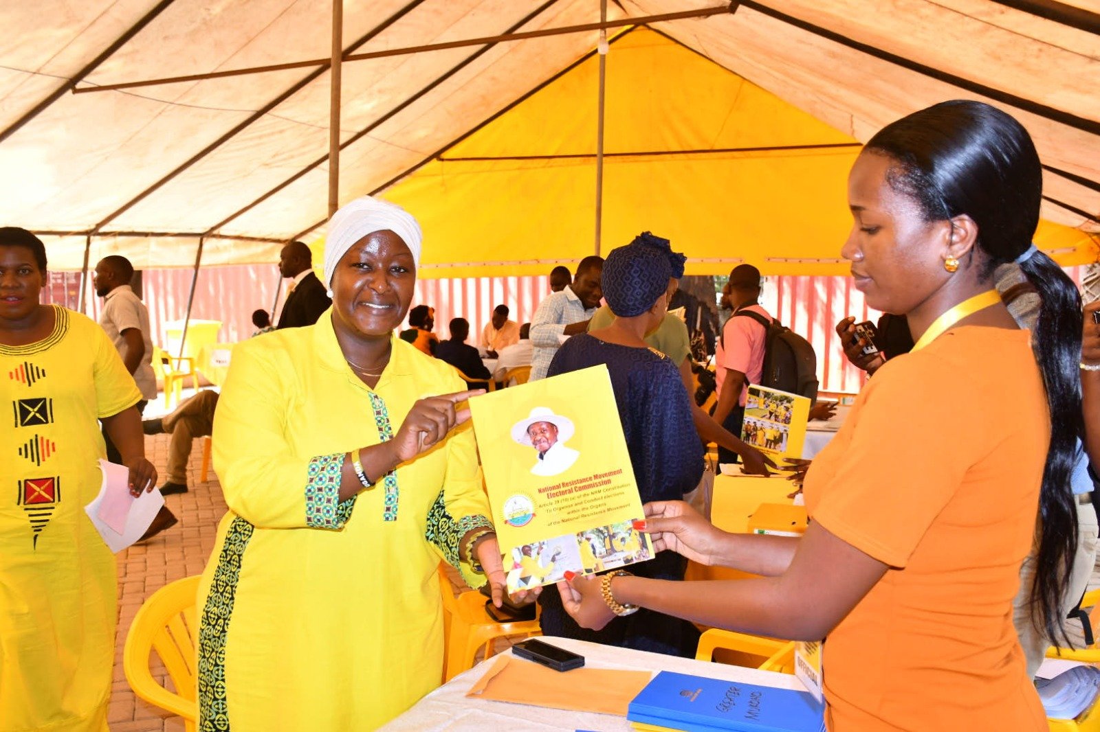 Faridah Nambi Picks NRM Nomination Forms for Kawempe North Seat