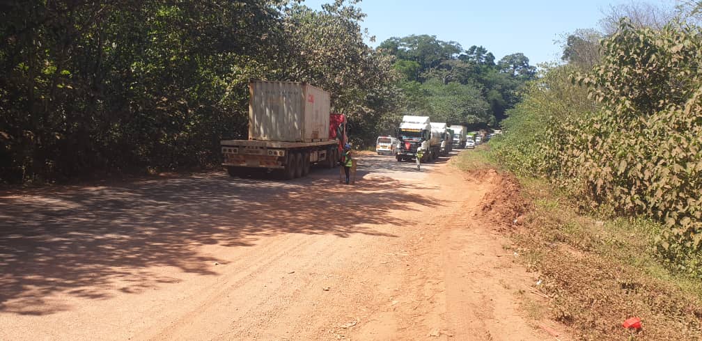 Heavy Traffic Snarl-Up on Kampala–Jinja Highway as Repair Works Begin