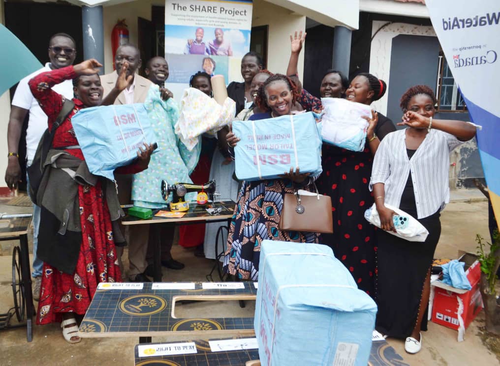 Relief as Girls Receive Menstrual Hygiene Kits from SHARE Project in Buyende
