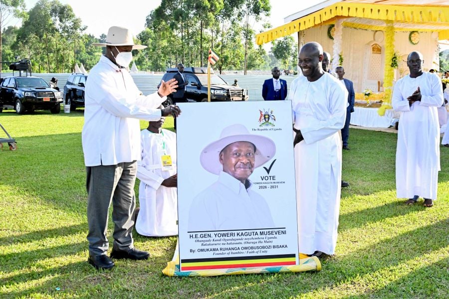 Museveni Joins Celebrations for Owobusobozi Bisaka's 96th Birthday