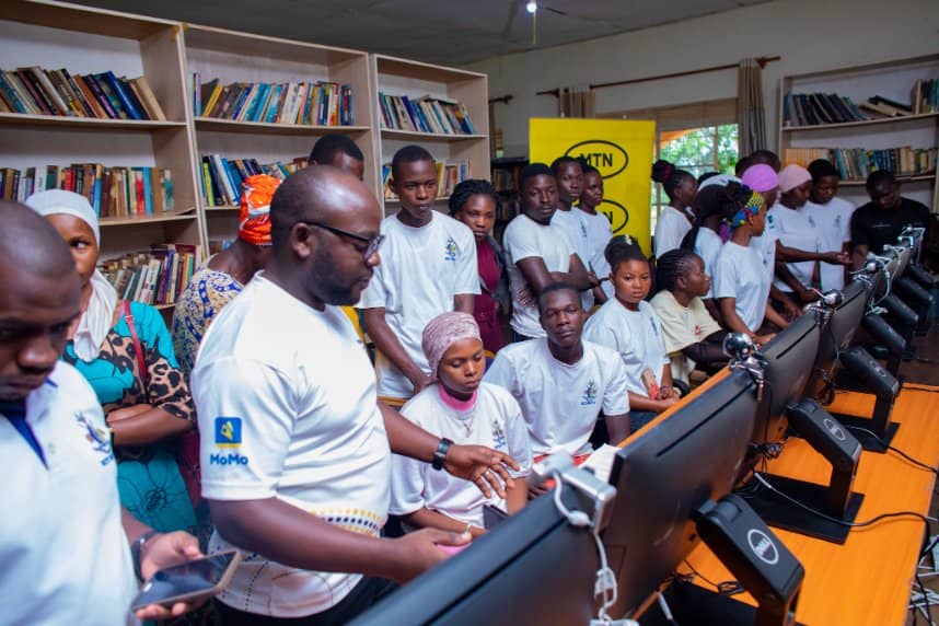 MTN Donates Digital Tools to Boost Busoga Kingdom's Youth Digital Literacy Efforts