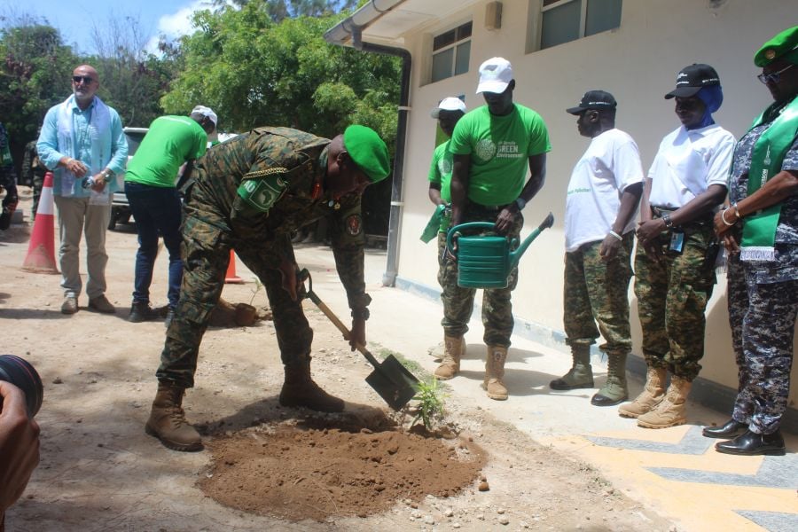 UPDF Troops in Somalia Join Forces to Tackle Plastic Waste on World Environment Day