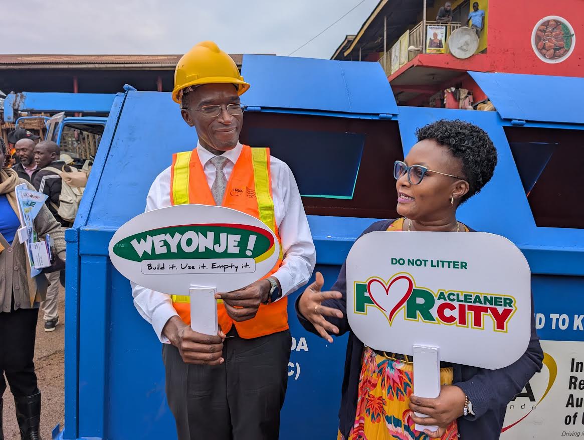 Insurance Regulator Donates Garbage Skips to Nateete Market to Boost Cleanliness