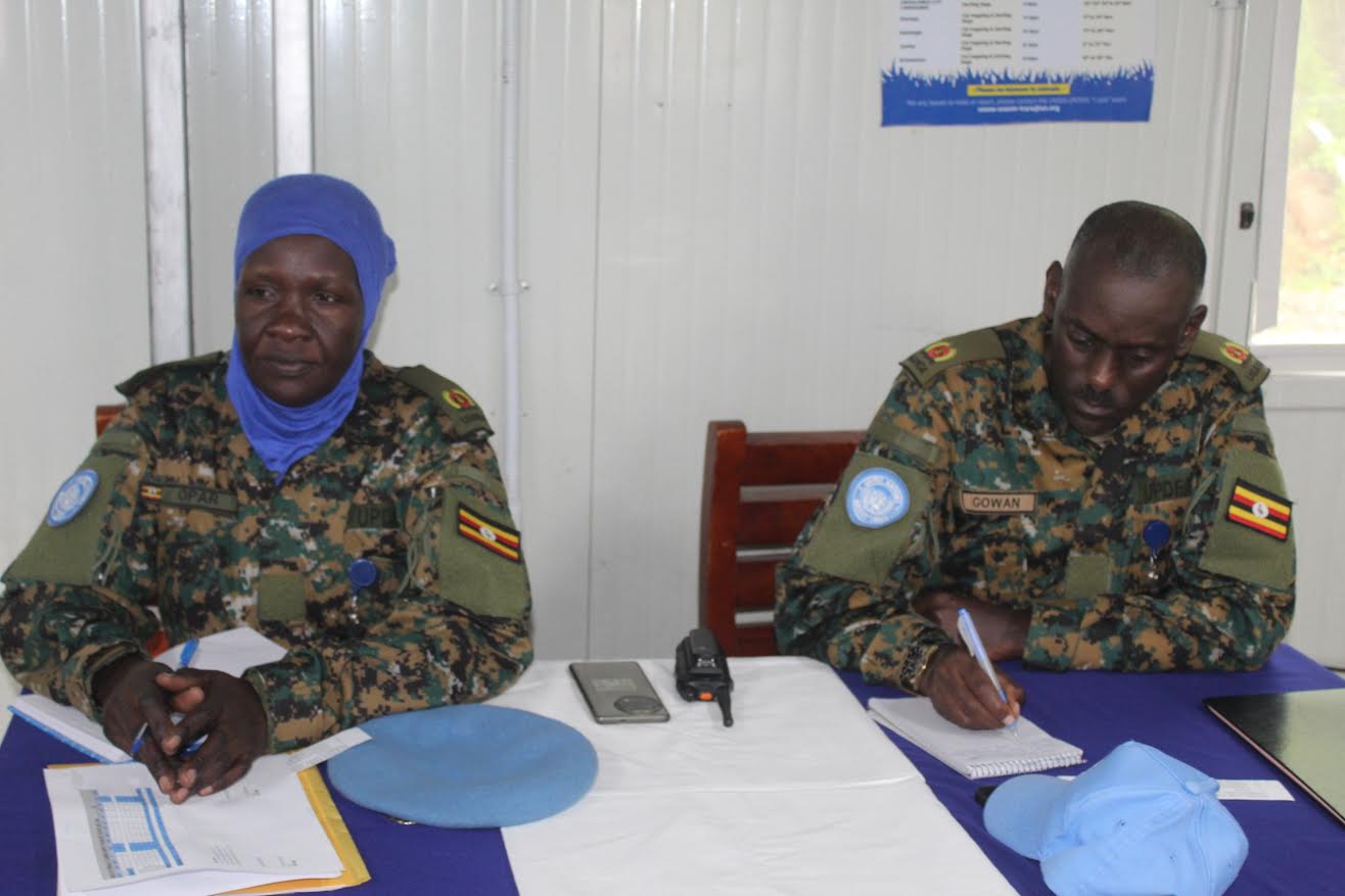 UNGU Commander Rallies Female UPDF Troops in Somalia to Remain Alert