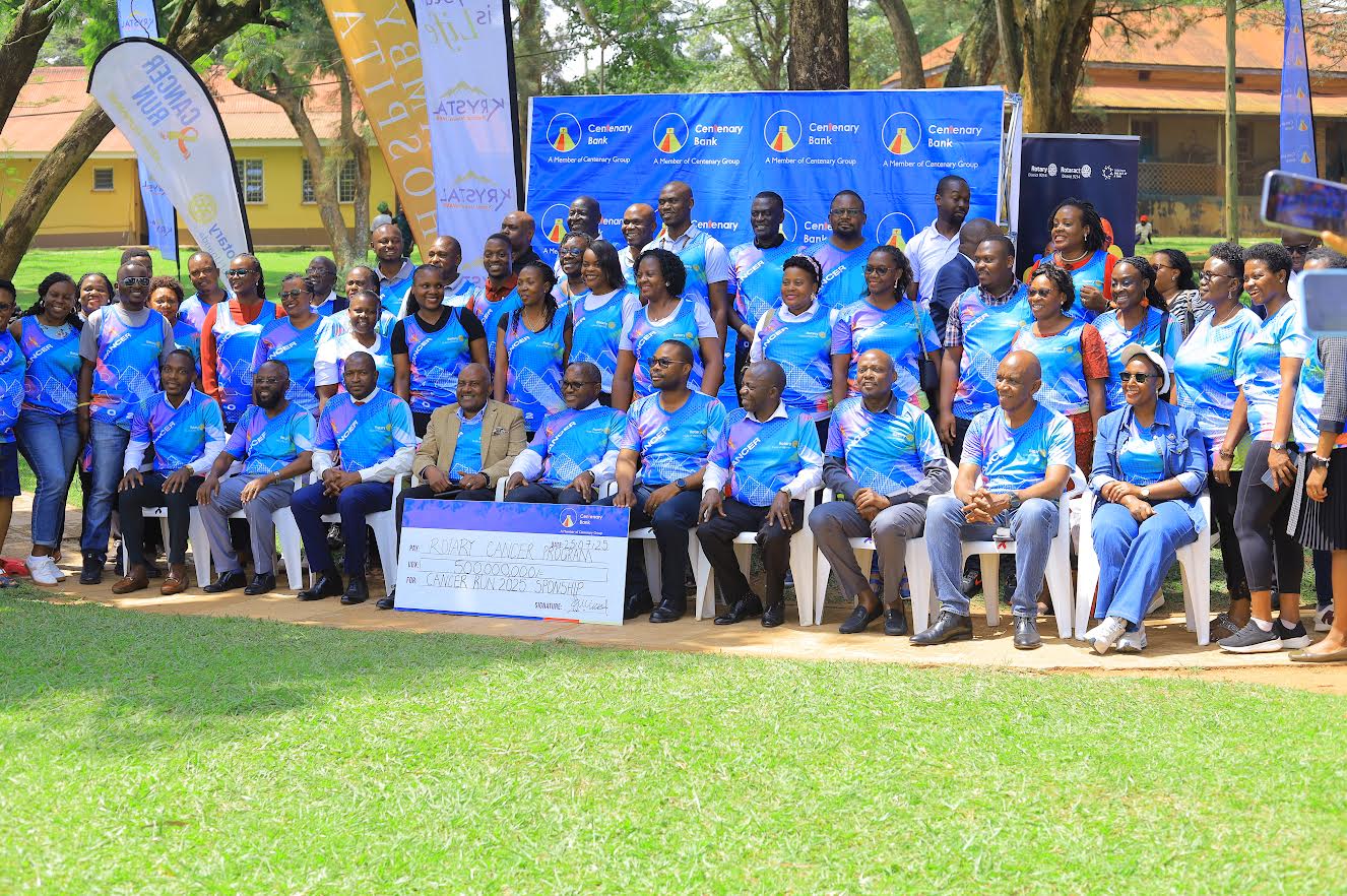 Centenary Bank, Rotary Uganda Activate 2025 Cancer Run to Rally Hope for Patients at Nsambya Hospital