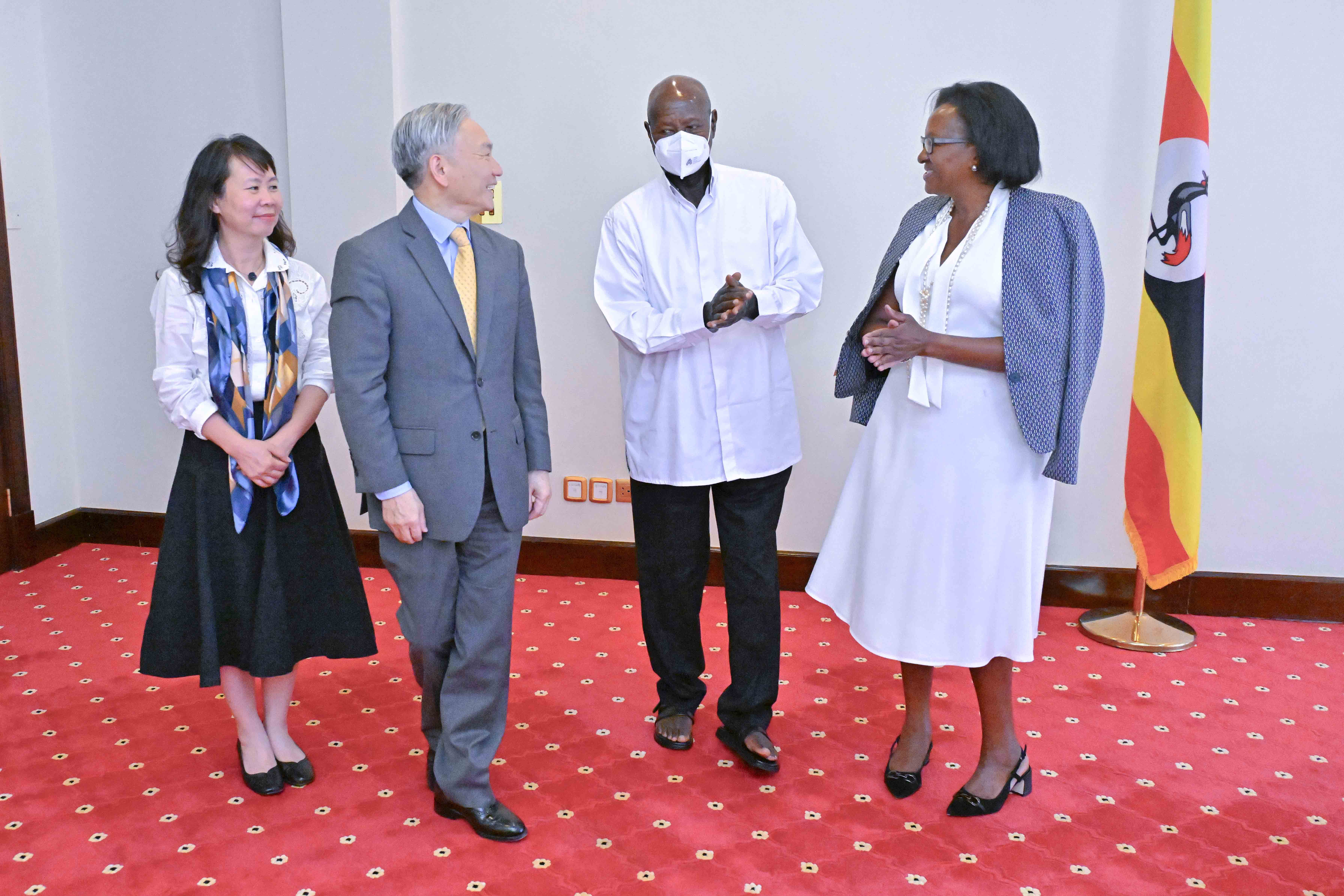 Museveni Bids Farewell to Outgoing World Bank Country Manager