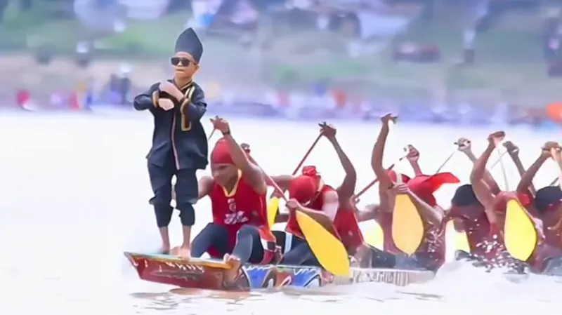 'I created it myself': The boy behind the viral 'aura farming' boat racing dance