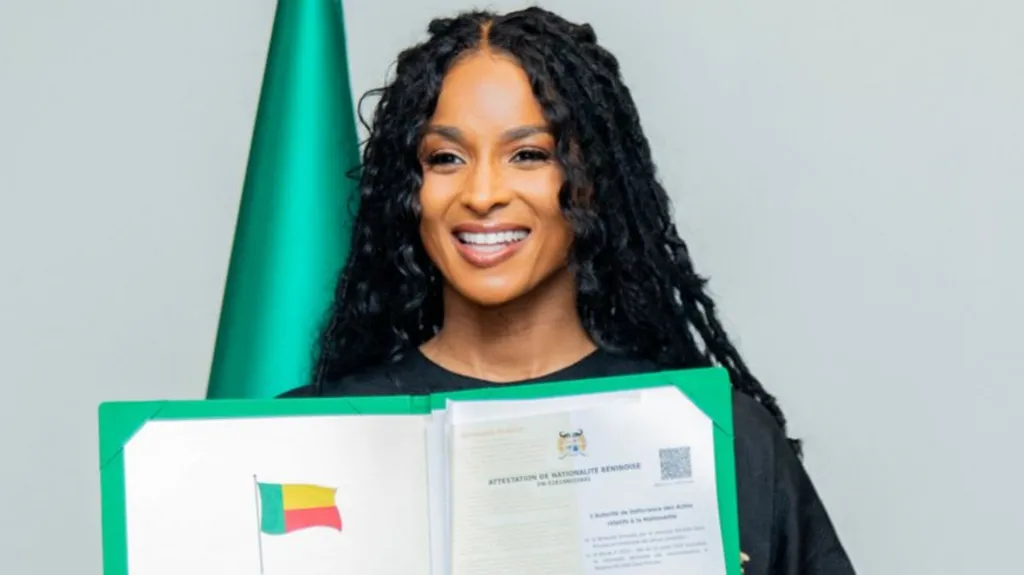 US Grammy winner Ciara becomes citizen of Benin under new origins law