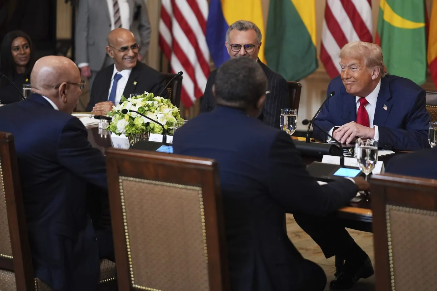 Trump Wonders Where Liberian President Learnt Good English From