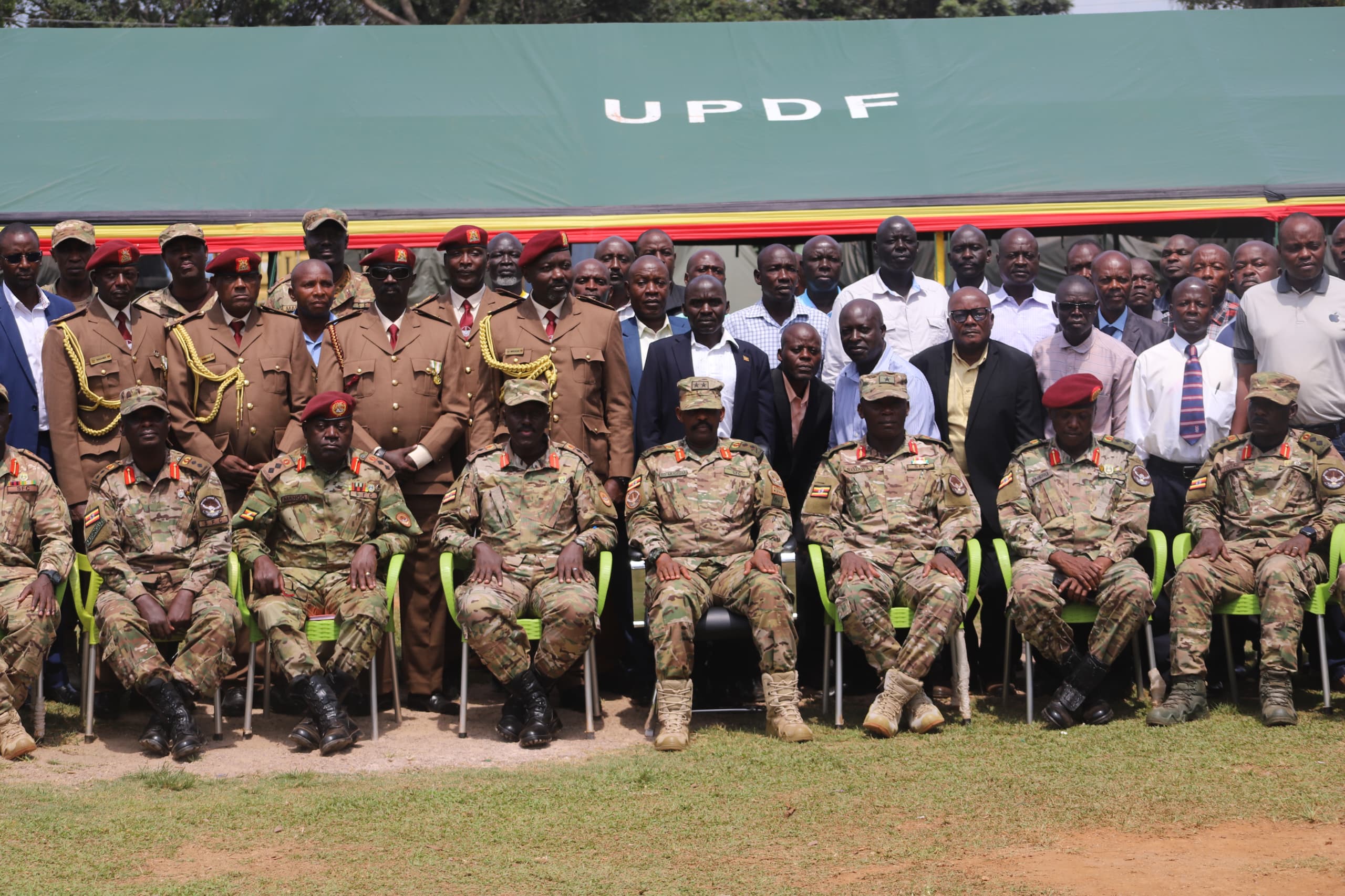 Museveni Hailed for Professionalising UPDF as 52 SFC Officers Retire