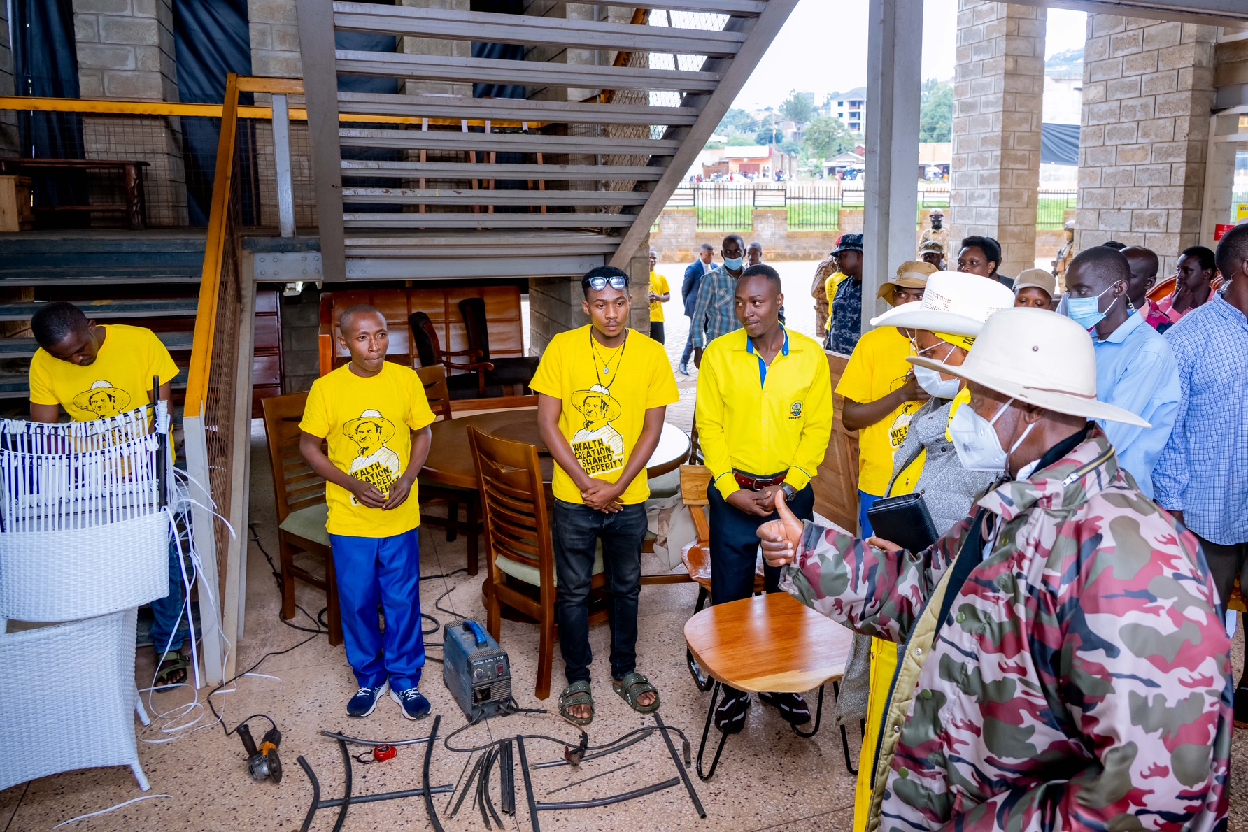 Museveni Asks Artisans to Work as Groups, not Individuals