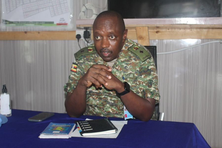 UNGU-XI Commander Rallies Officers to Lead With Respect, Remain Vigilant Against Al-Shabaab Threat